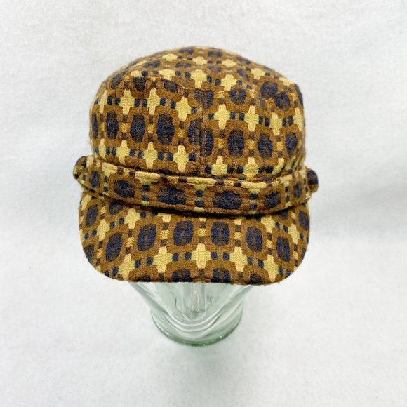 D&Y Brown Soft Woven Newsboy Cap - Picture 12 of 12